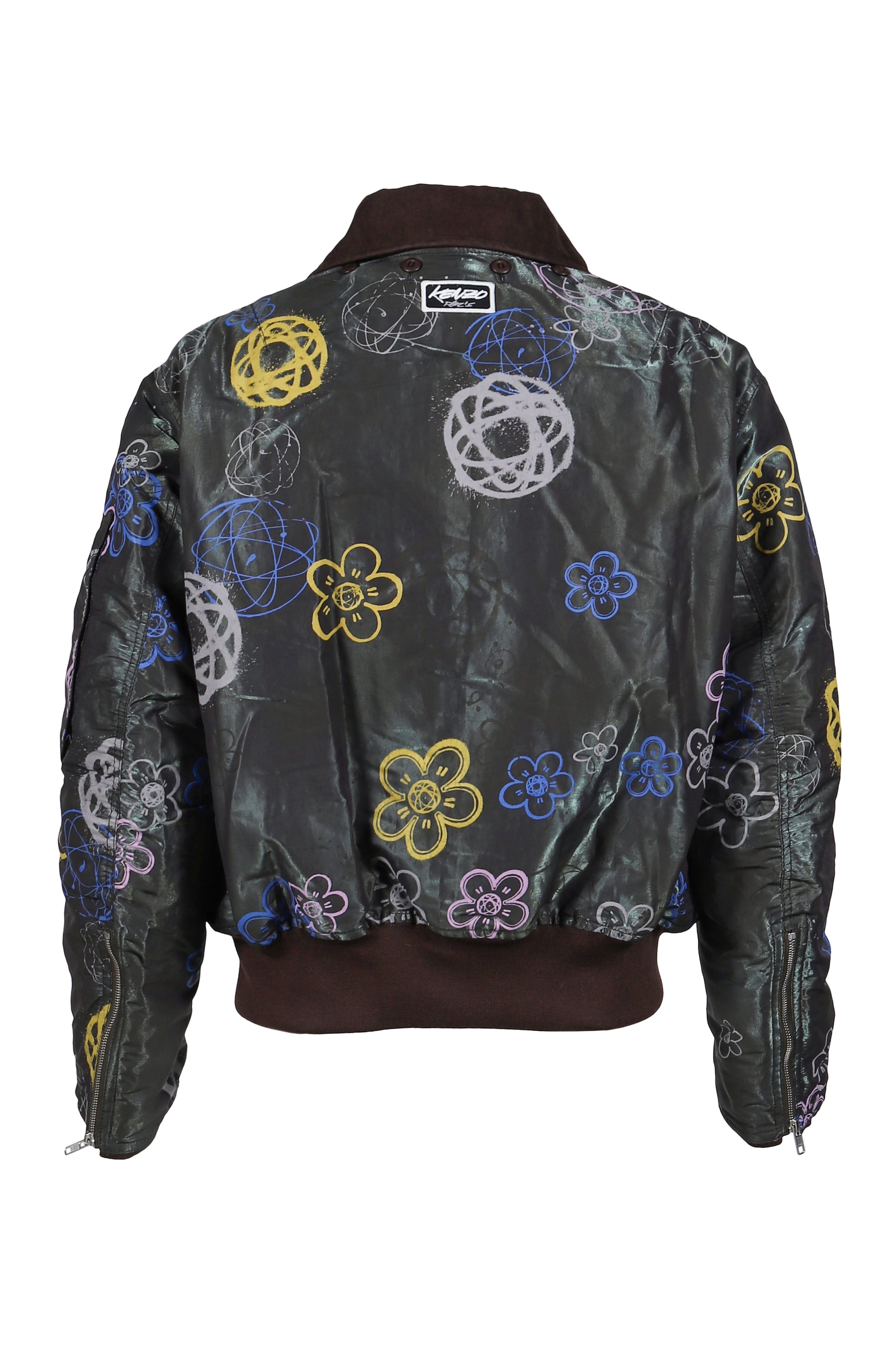 KENZO FW25 KENZO FUTURA BOMBER DARK KHA NUBIAN
