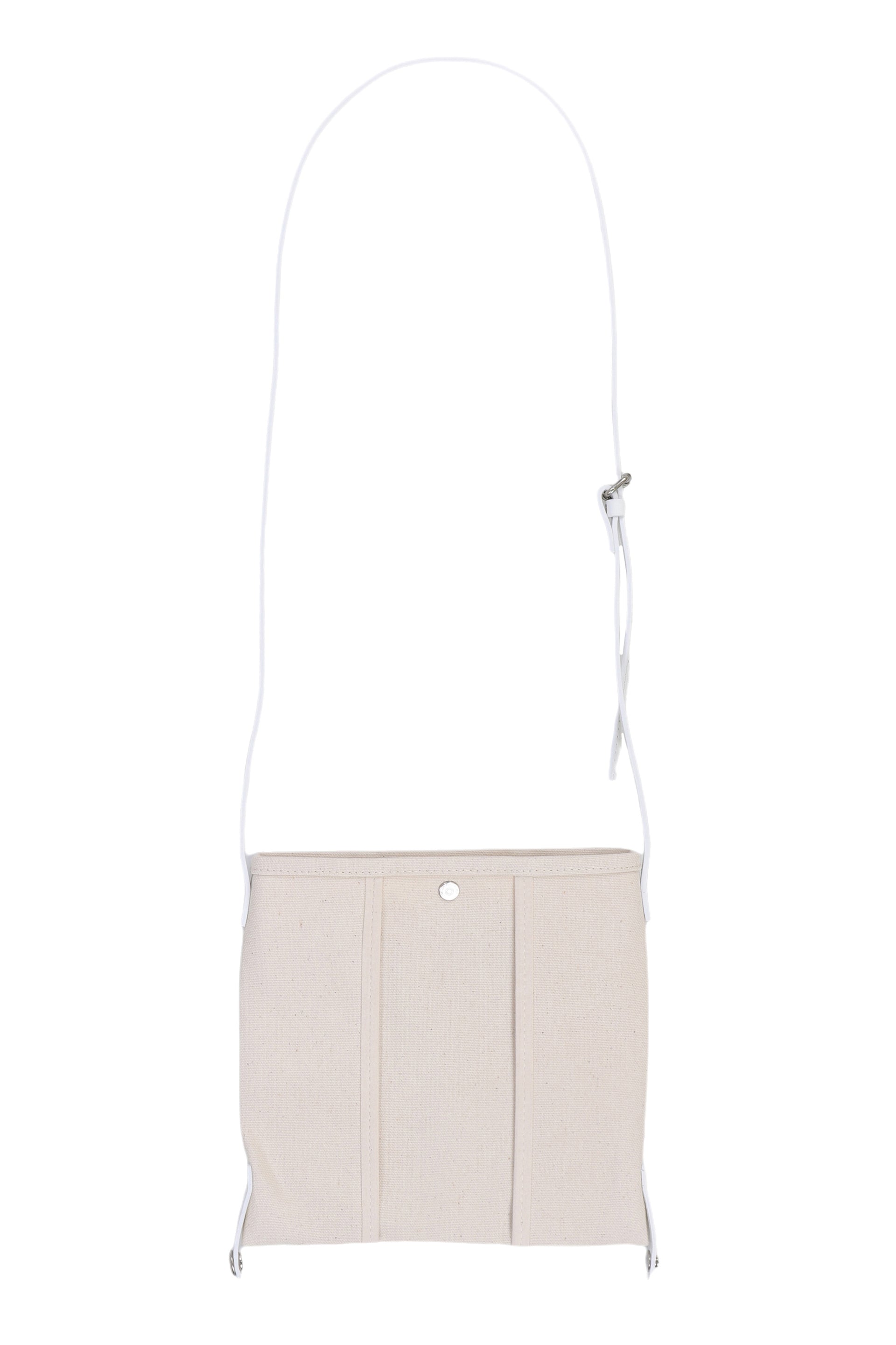 LINING LOGO POCKET MINI SHOULDER BAG / ECRU