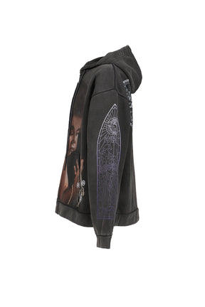 SACRED BEING ZIP UP / COAL