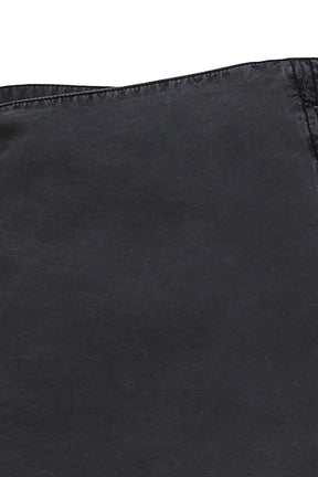 KNOTTED MINI SKIRT / BLK