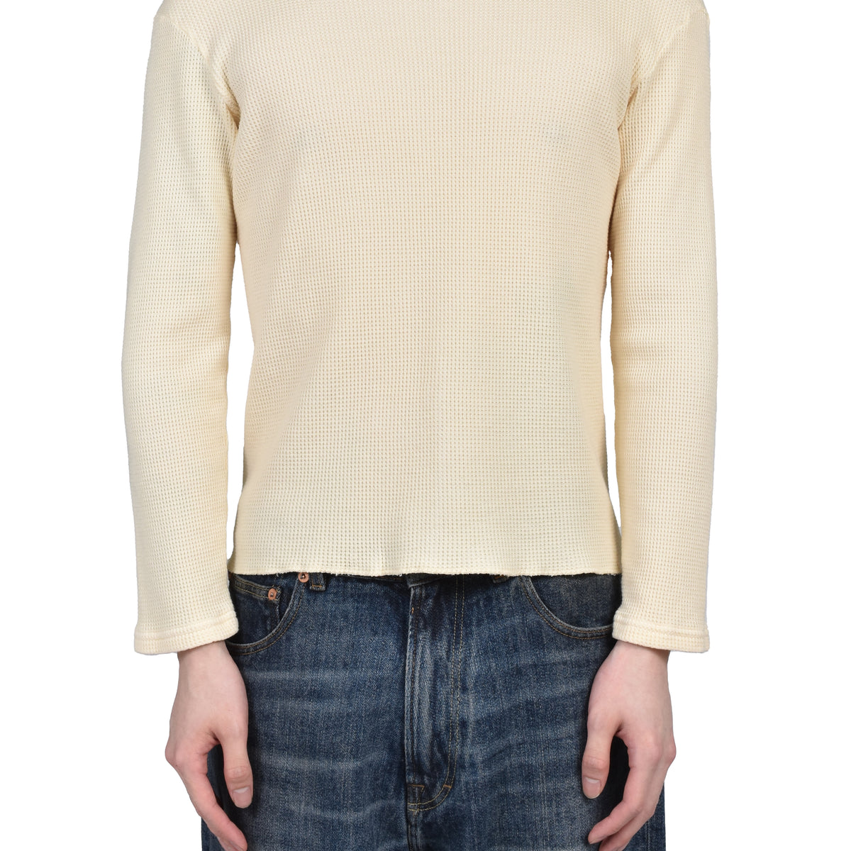 SECOND/LAYER セカンドレイヤー SS26 ZERO THERMAL / VTG WHT - NUBIAN
