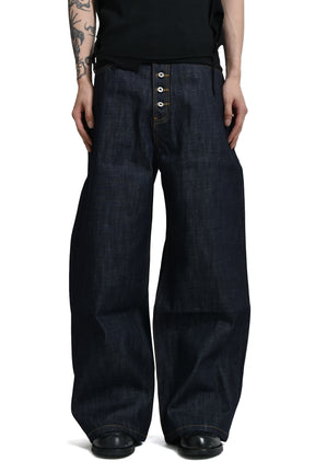 RAW DENIM JAPANESE LOOSE FIT / BLU