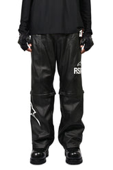 2.0 NEO BAT LEATHER PANTS / BLK