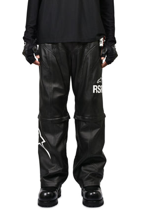 2.0 NEO BAT LEATHER PANTS / BLK