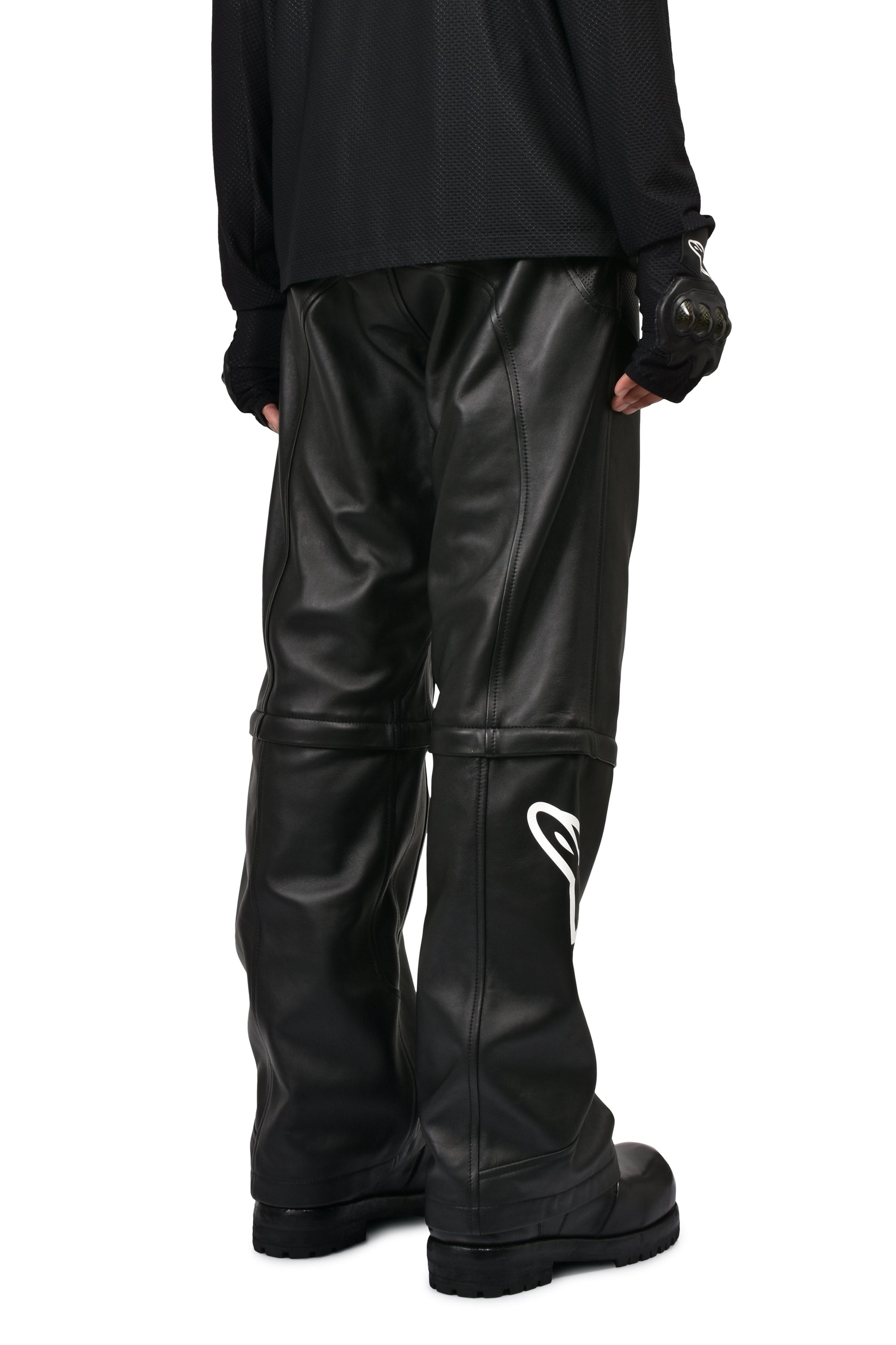 2.0 NEO BAT LEATHER PANTS / BLK