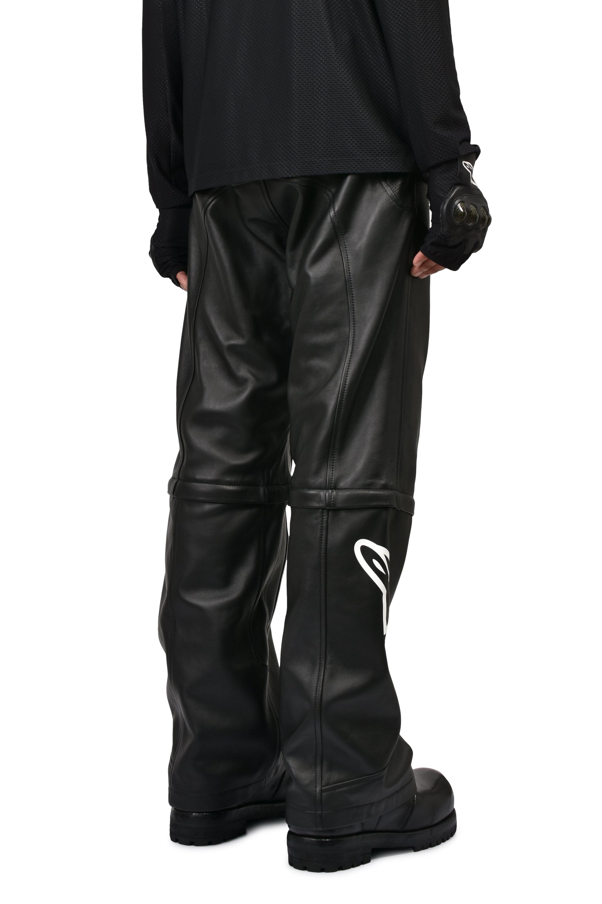 2.0 NEO BAT LEATHER PANTS / BLK