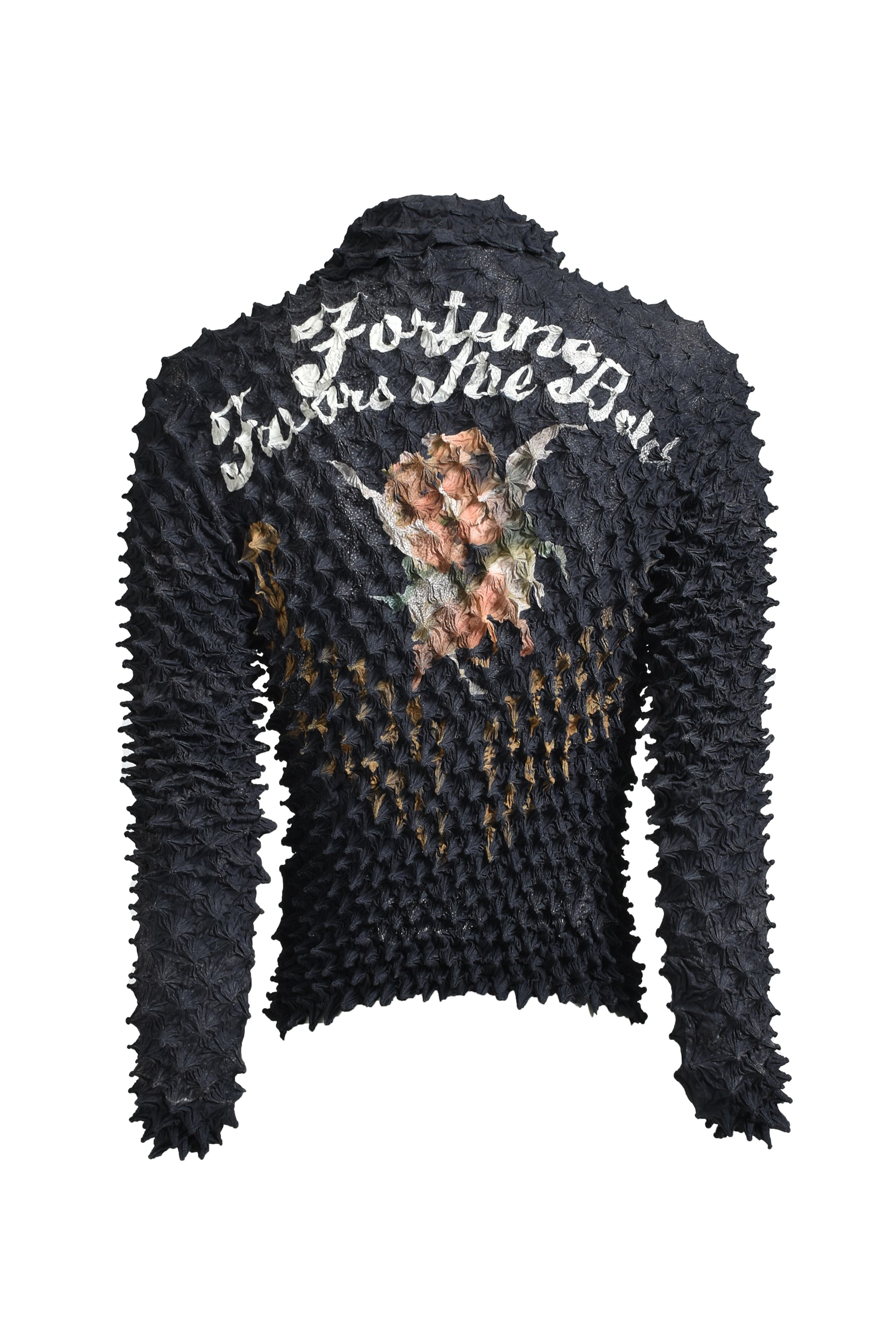 SPIKY PEGASUS BOMBER JACKET / BLK