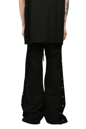 WIDE PUSHER PANTS / BLK