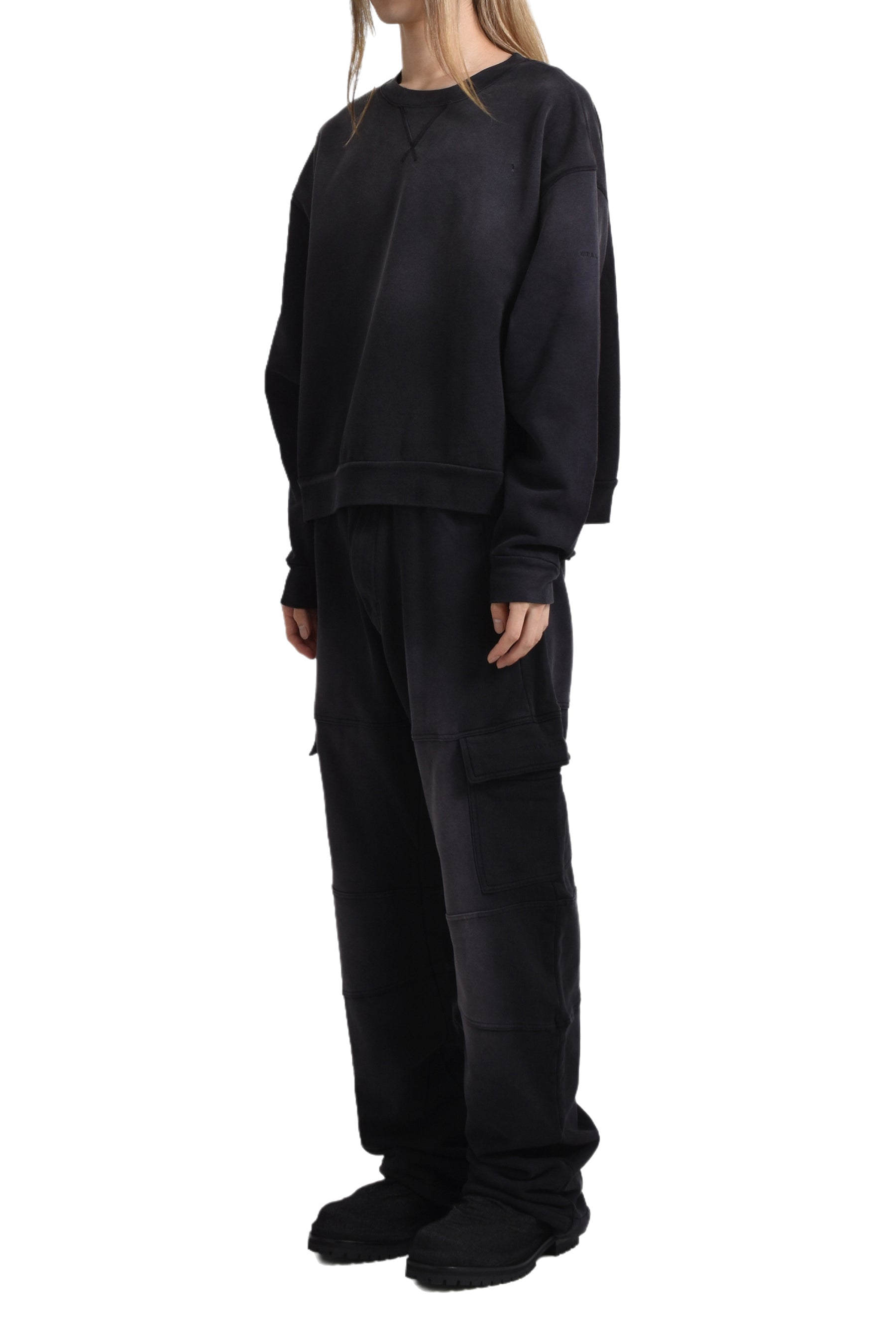 ALYX FLEECE CARGO PANTS/BLK