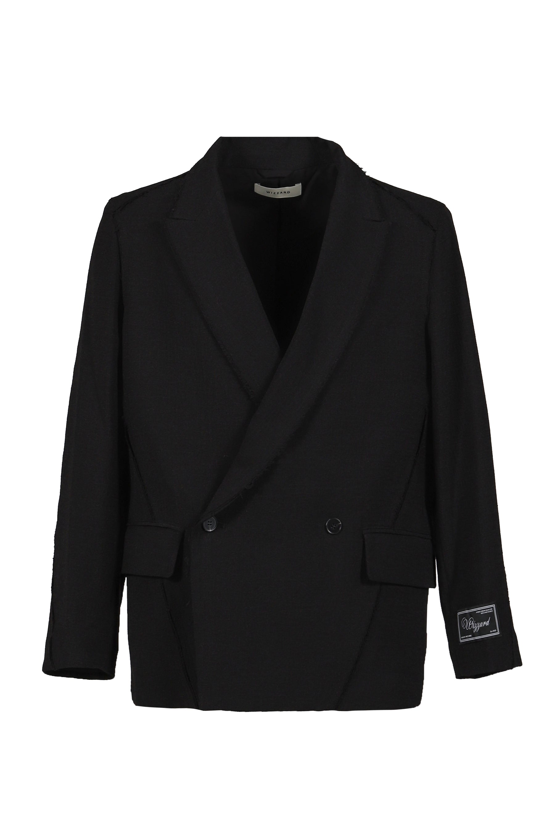 SPLIT CUT JACKET / BLACK 