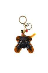 GUS MASK BEAR KEY RING / GOLD