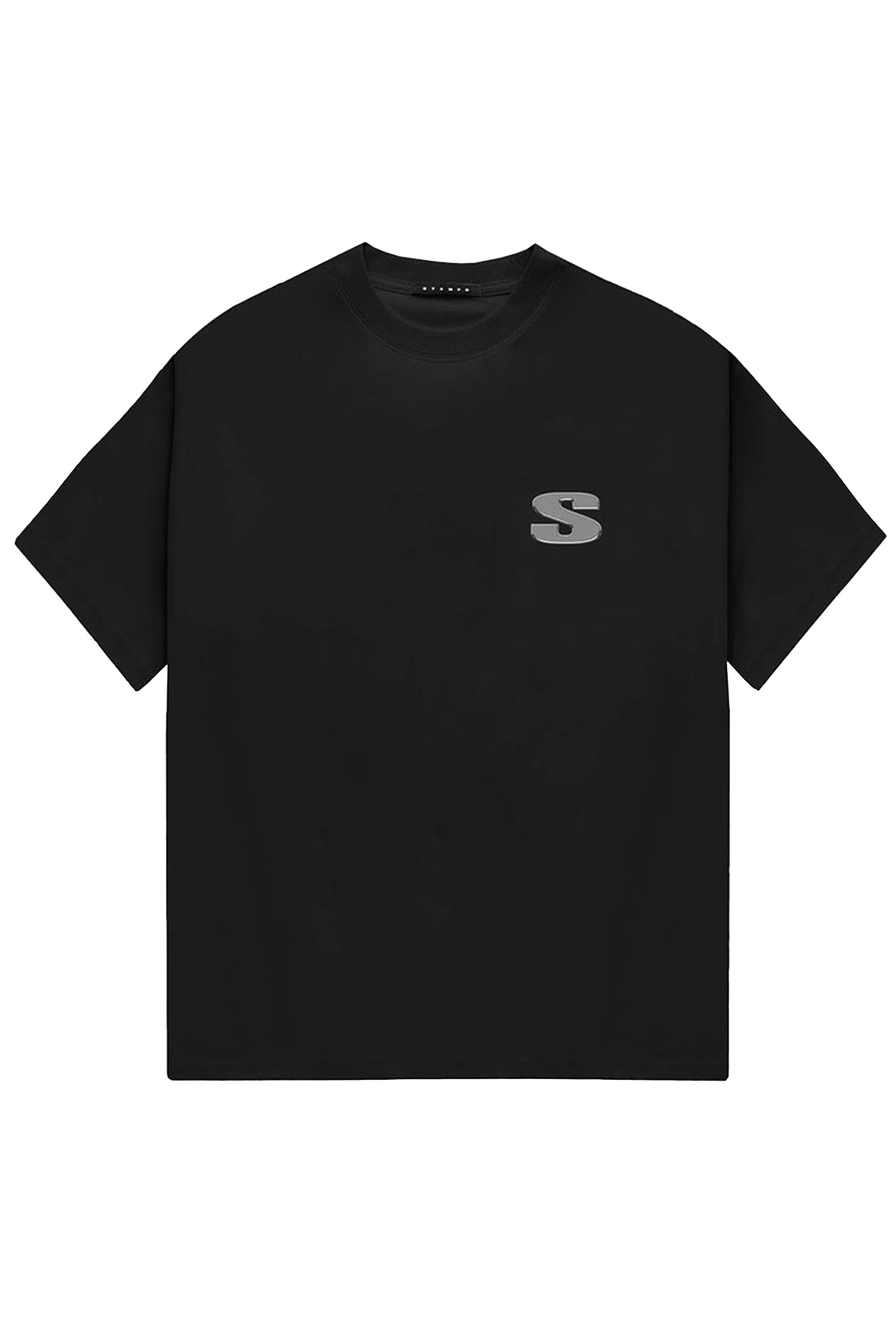 STAMPD スタンプド SS23 CHROME FLAME RELAXED TEE / BLK -NUBIAN