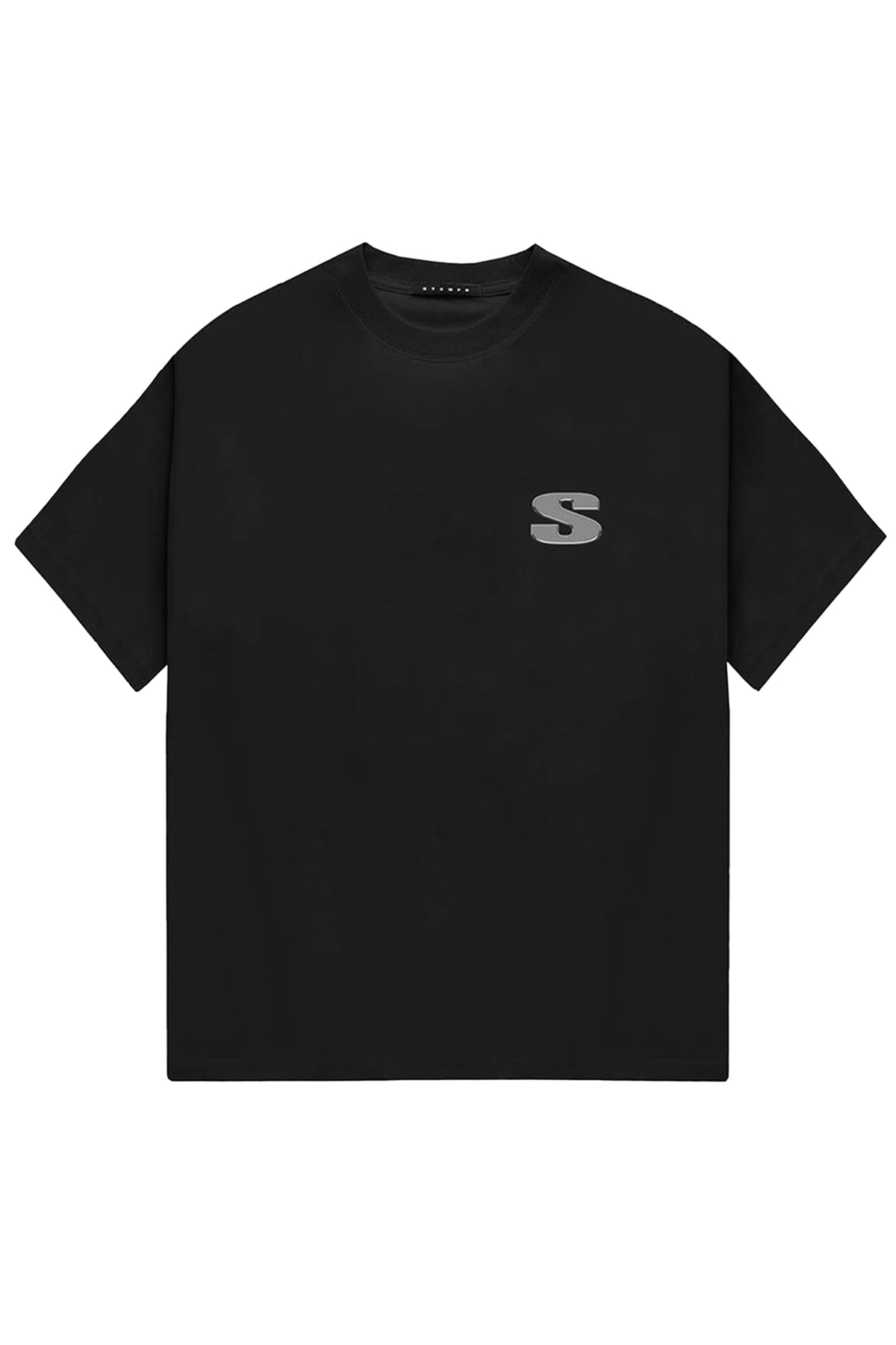 STAMPD CHROME FLAME RELAXED TEE / BLK