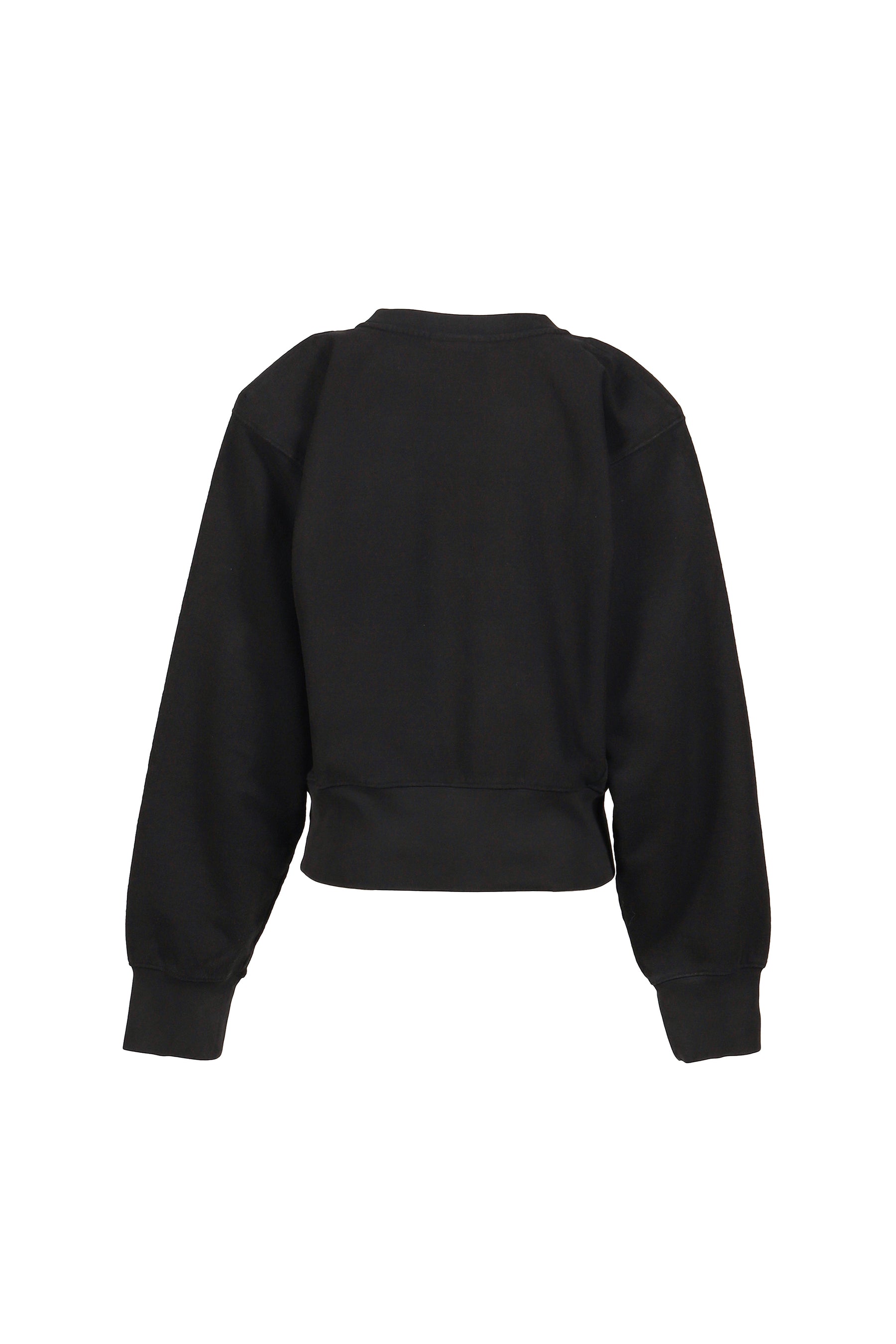SHOULDERPAD SWEATSHIRT KNIT / BLK