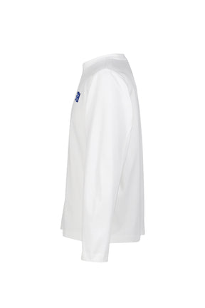 SIGNATURE ZIGZAG L/S TEE / WHT 