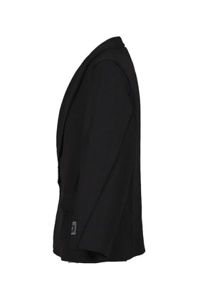 SPLIT CUT JACKET / BLACK 