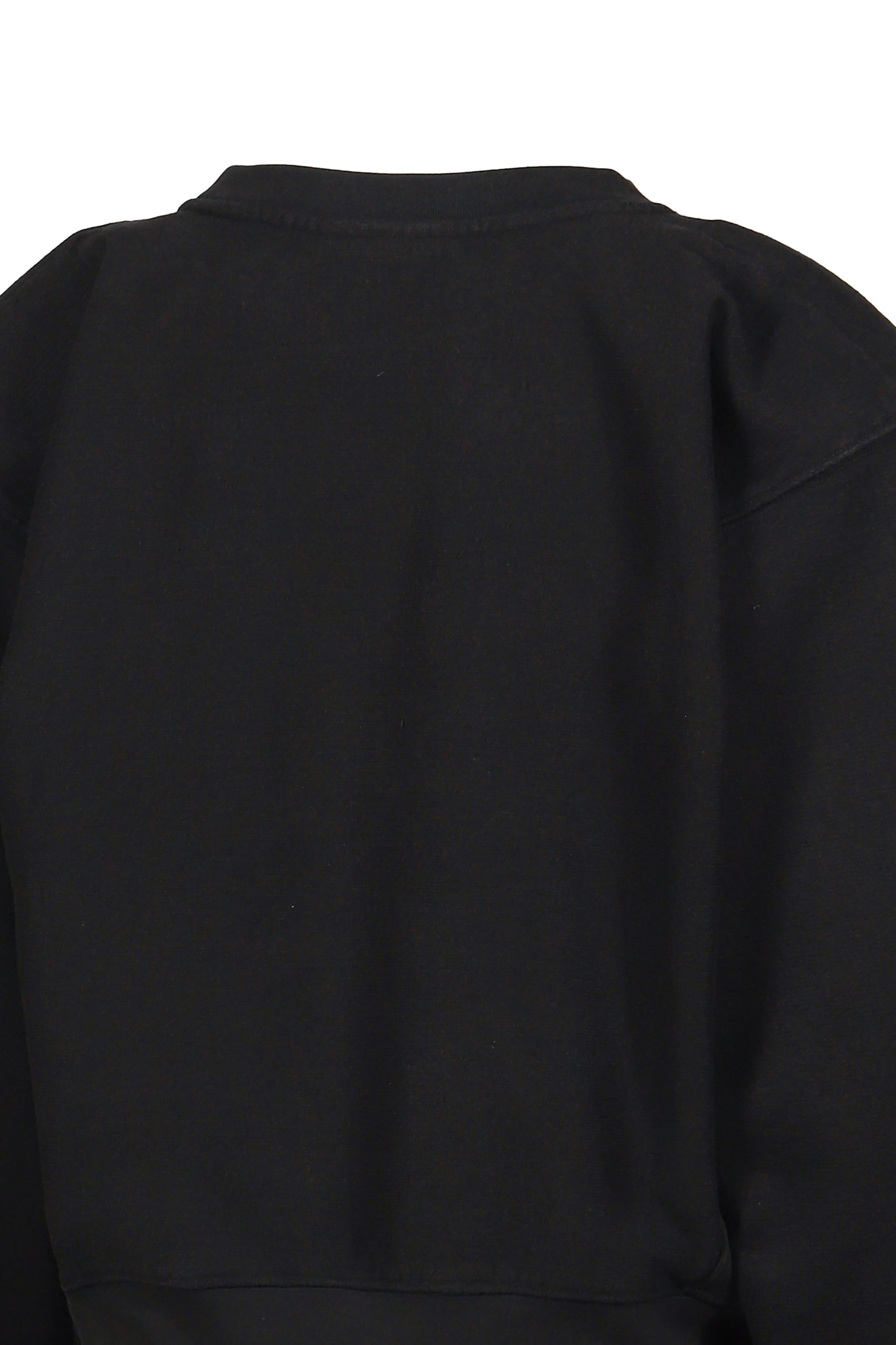 SHOULDERPAD SWEATSHIRT KNIT / BLK