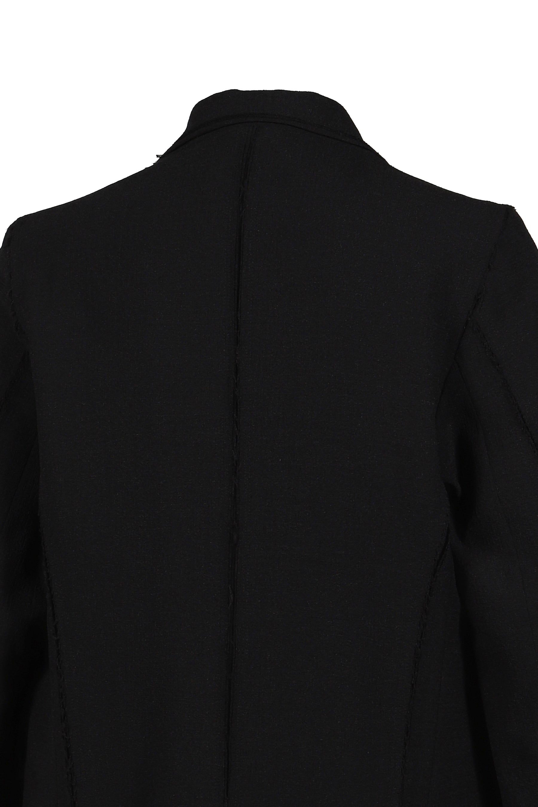 SPLIT CUT JACKET / BLACK 