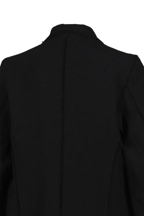SPLIT CUT JACKET / BLACK 