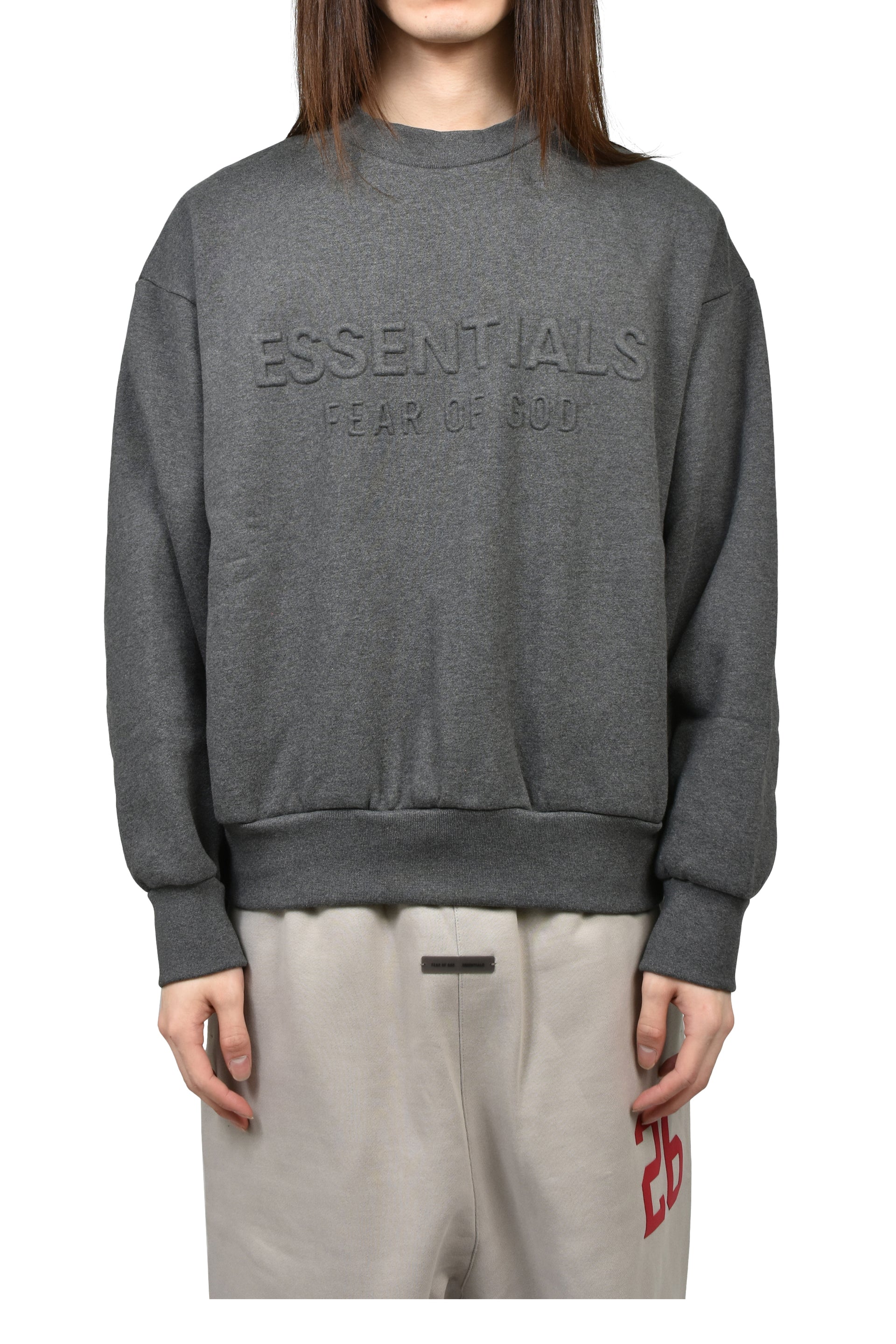 CLASSIC CREWNECK SWEATSHIRT / CHA HEATHER
