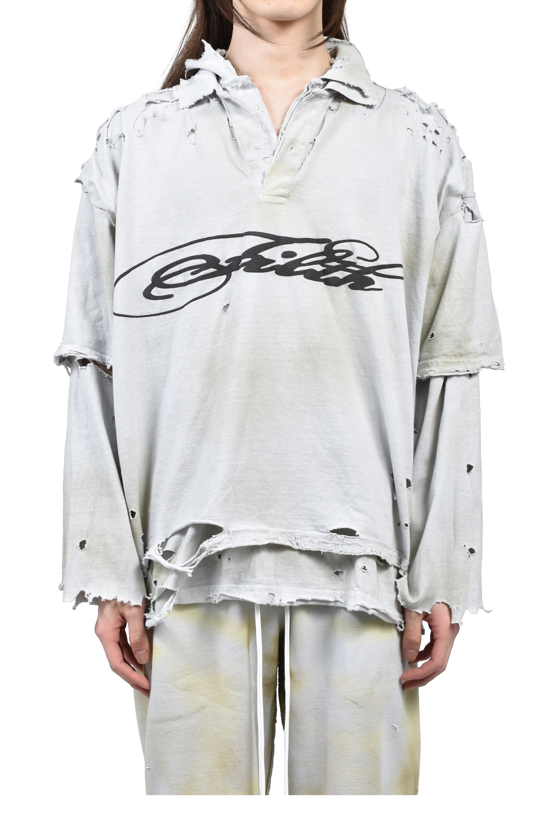 FRAT LONG SLEEVE / DIRT DIRTY WHT