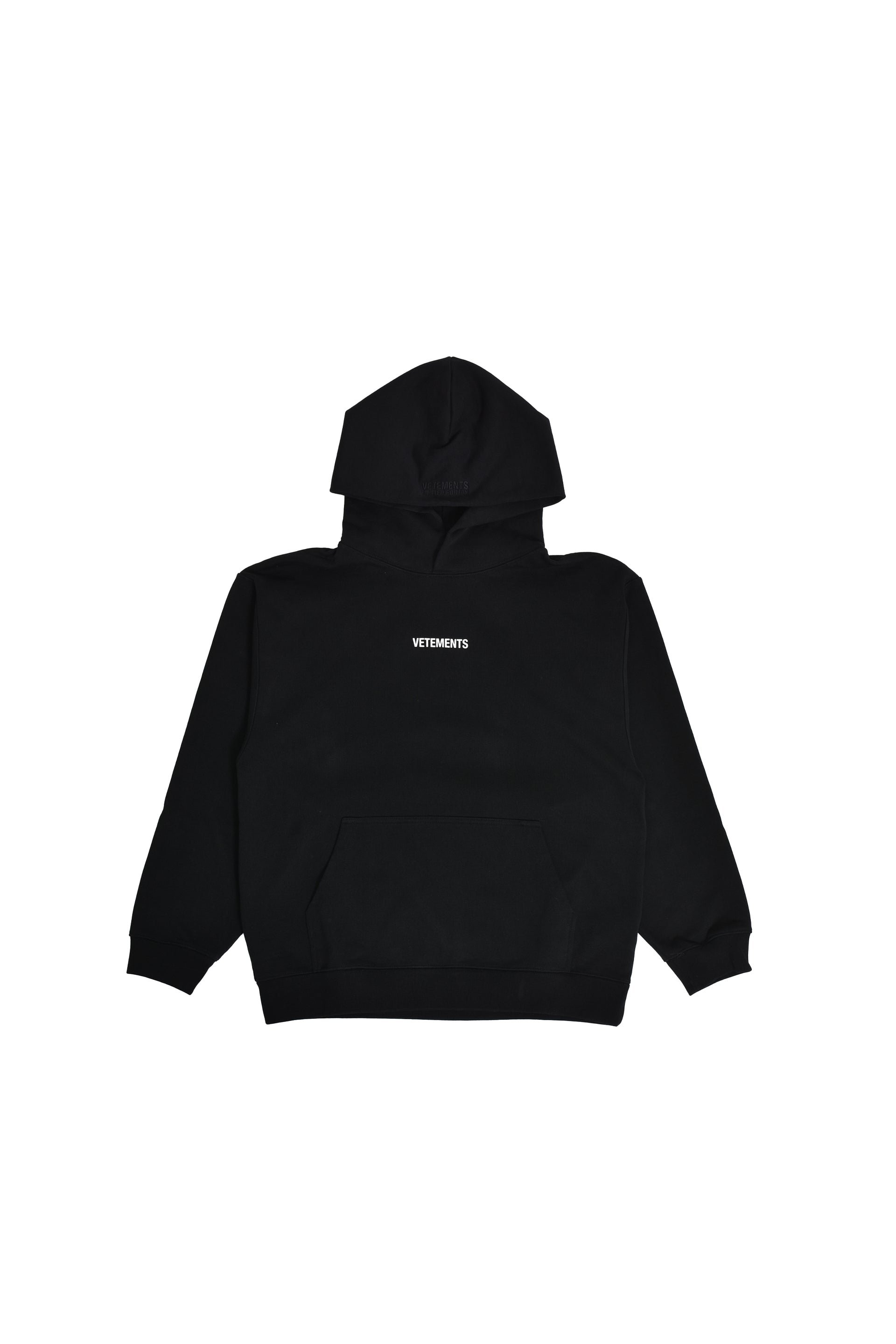 VETEMENTS KIDS LOGO HOODIE / BLK