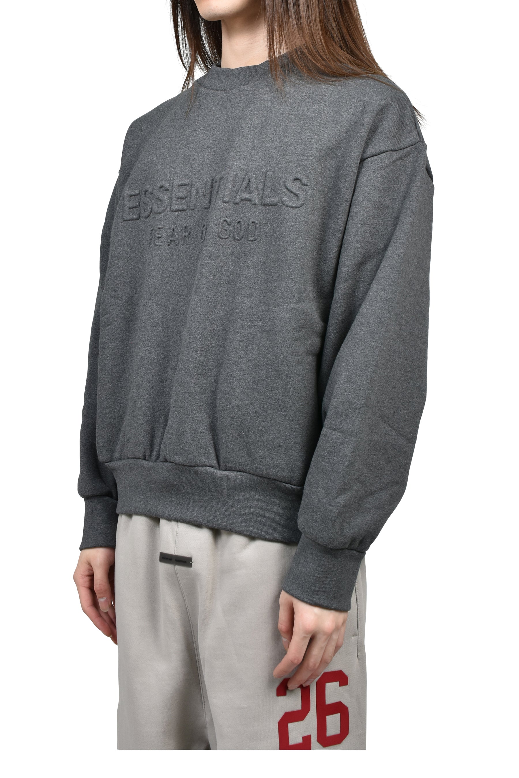 CLASSIC CREWNECK SWEATSHIRT / CHA HEATHER