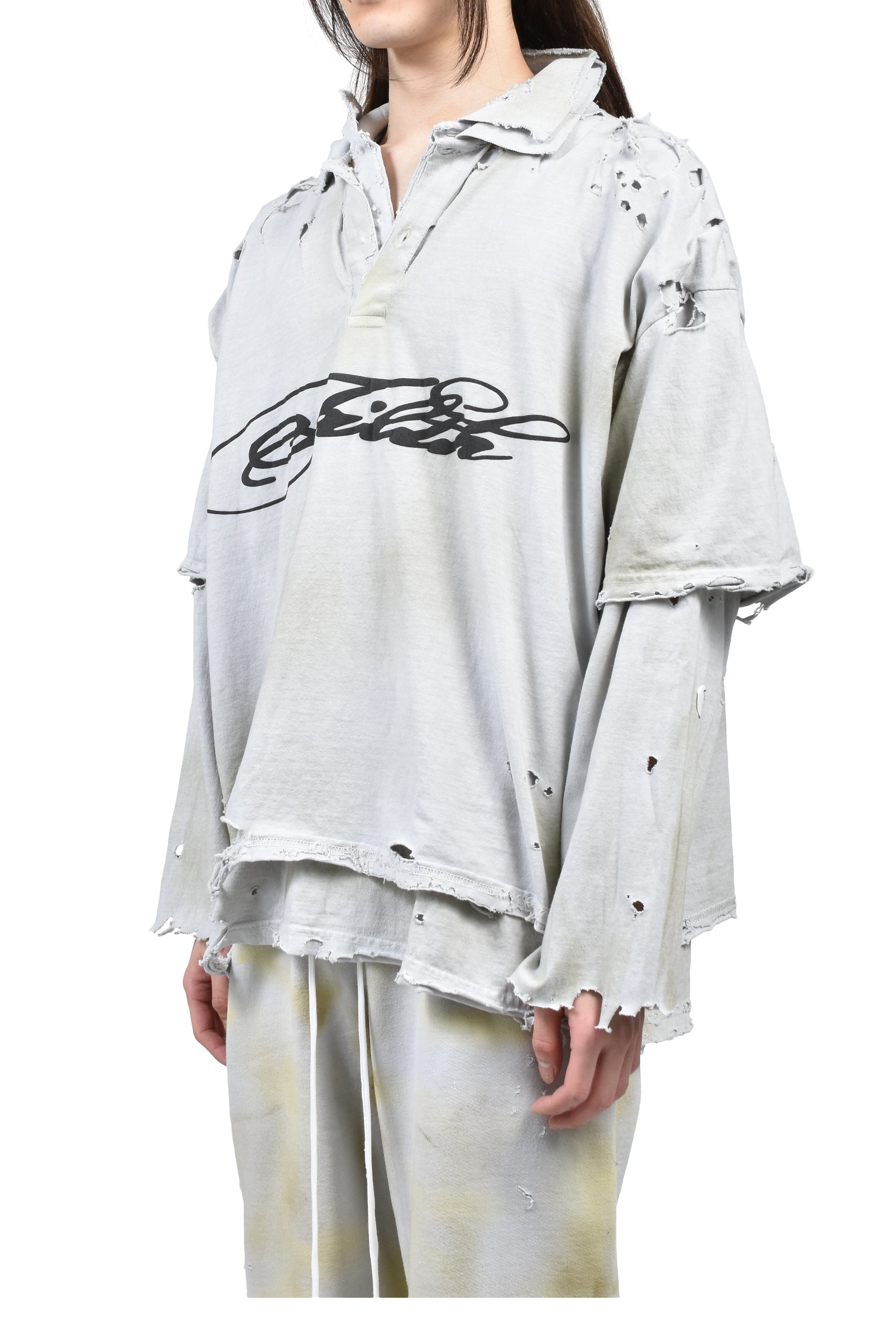 FRAT LONG SLEEVE / DIRT DIRTY WHT