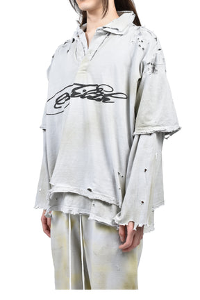 FRAT LONG SLEEVE / DIRT DIRTY WHT