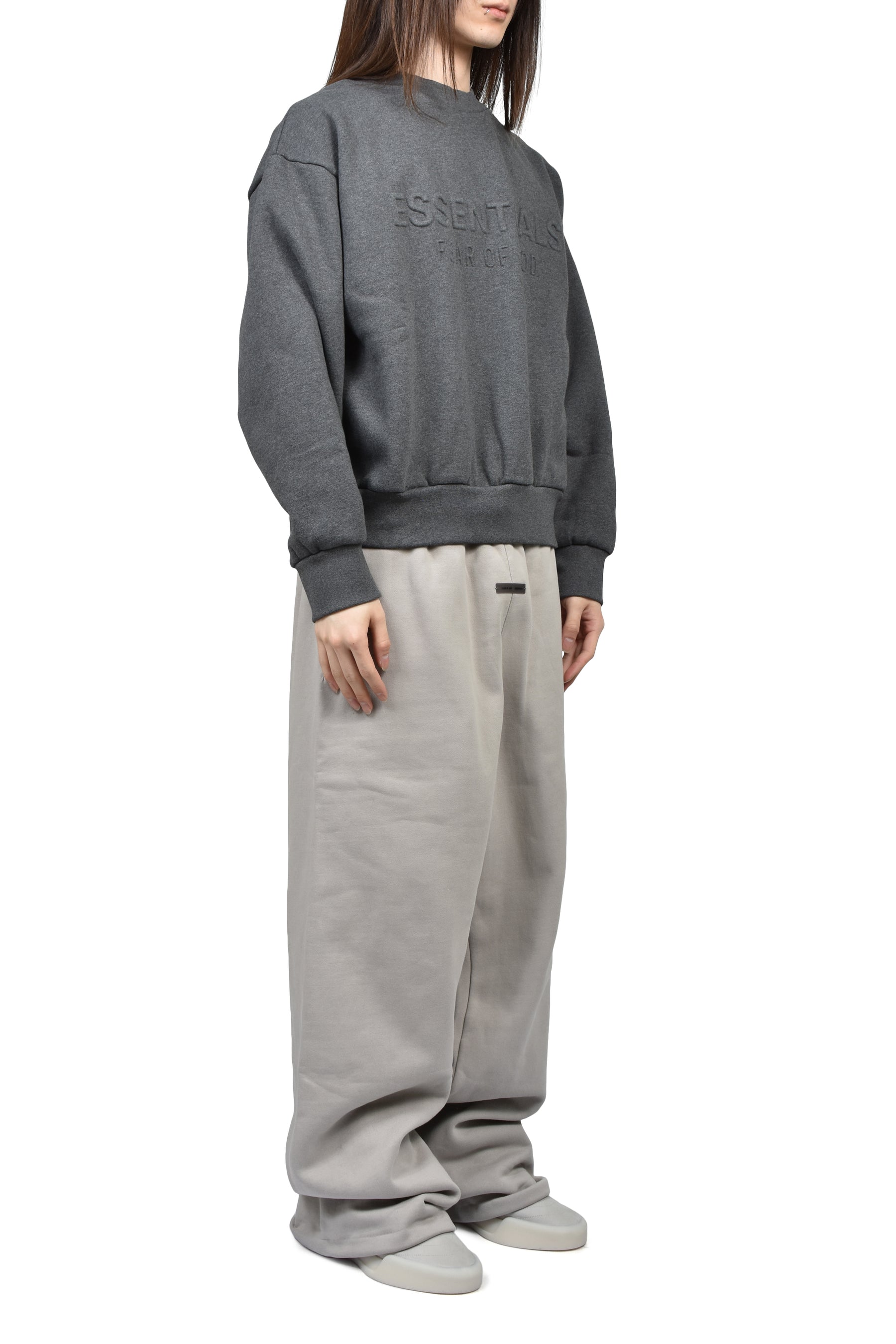 CLASSIC CREWNECK SWEATSHIRT / CHA HEATHER