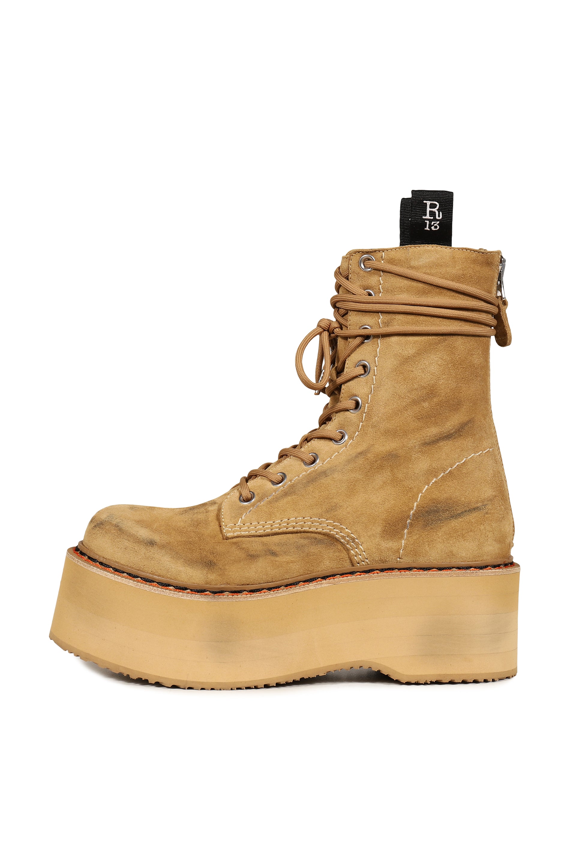 DOUBLE STACK BOOTS / KHA