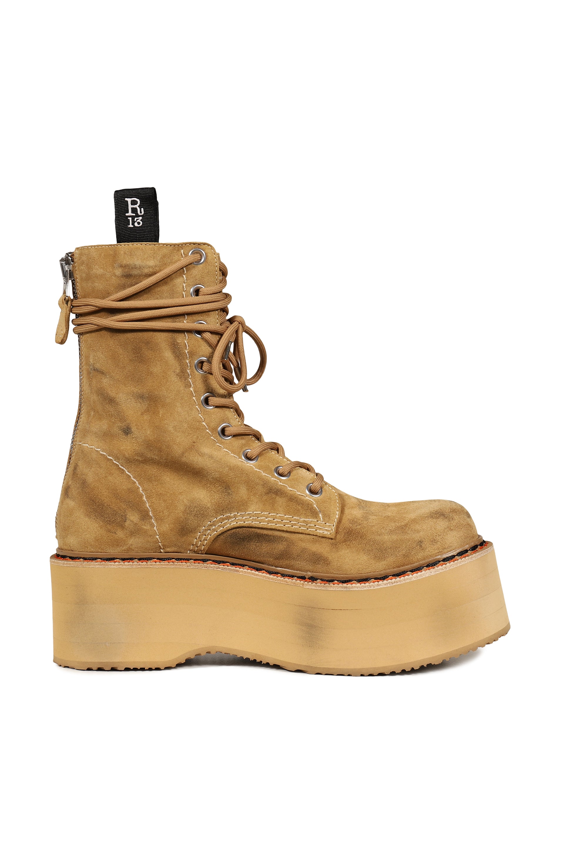 DOUBLE STACK BOOTS / KHA
