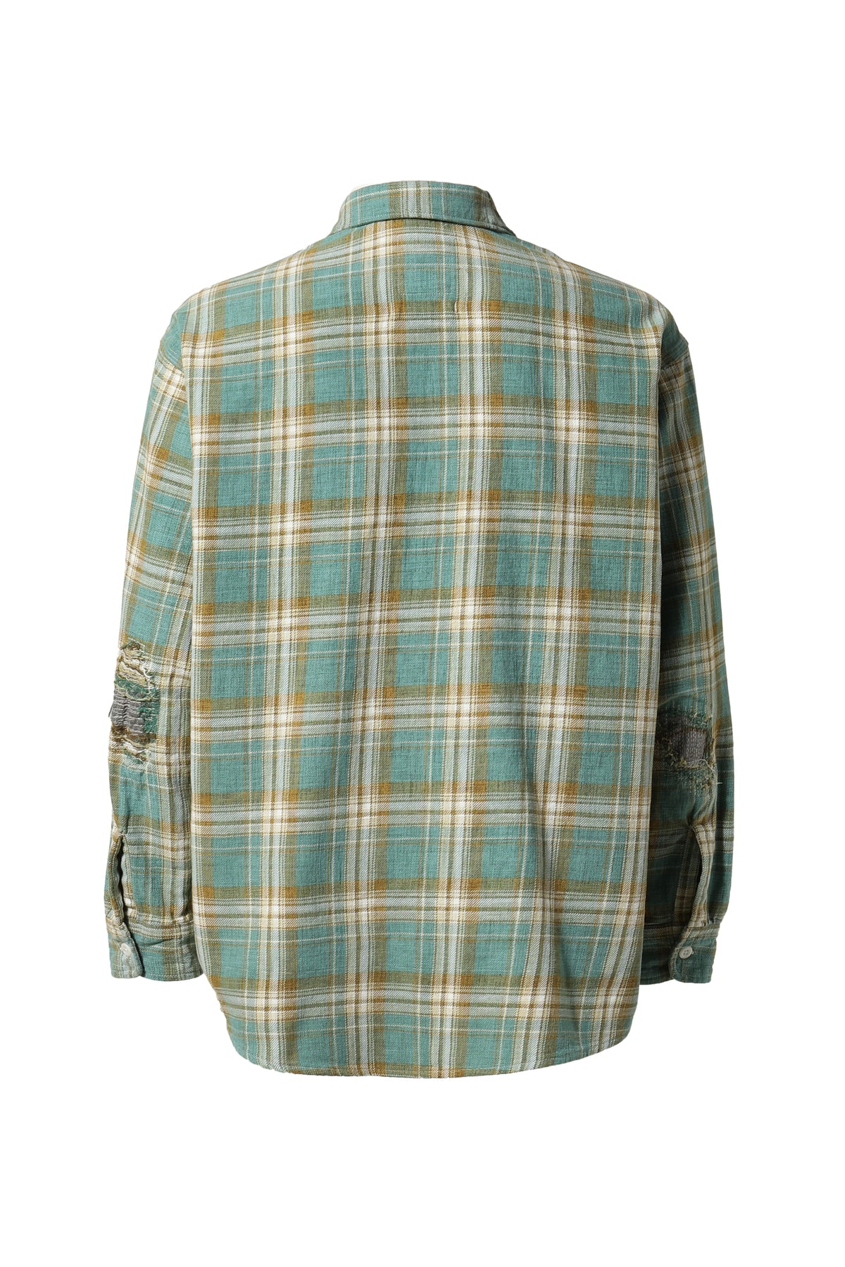 REPAIR AGEING FLANNEL SHIRTS (EXCLUSIVE) / GRN CHECK
