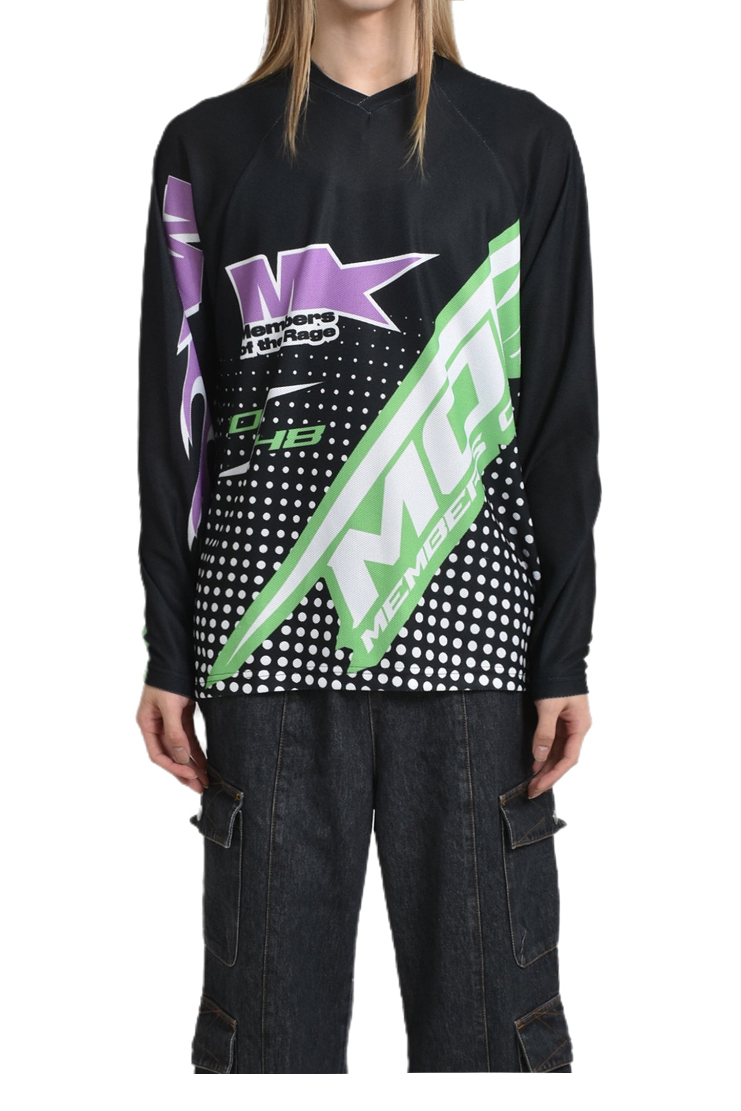 LS MOTRCROSS SHIRT 2 / GRN RACING PRINT