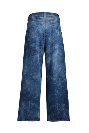 GALAXY DENIM BIG HEART PANTS / IND