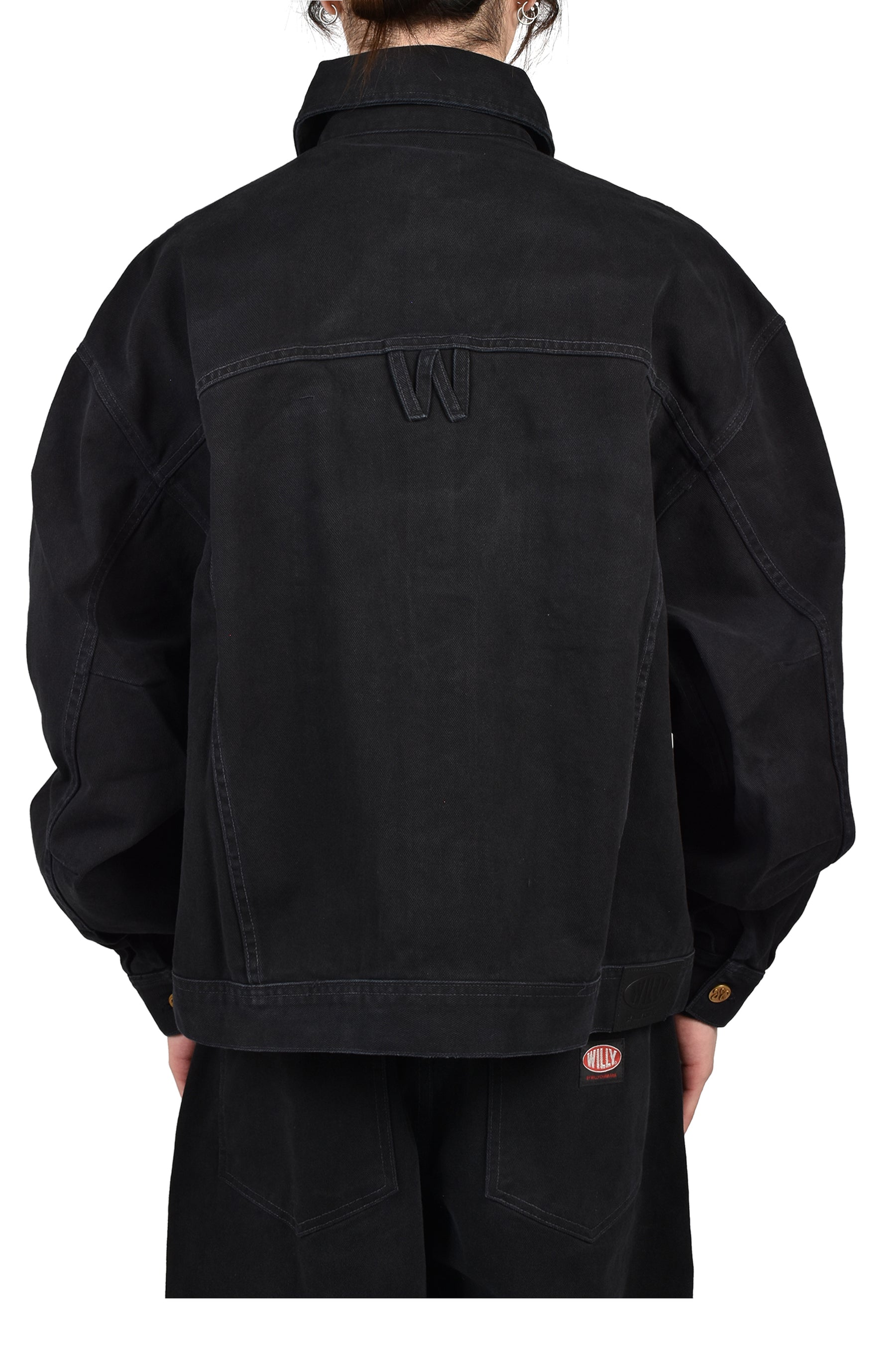 CHACHI DENIM TRUCKER / BLK