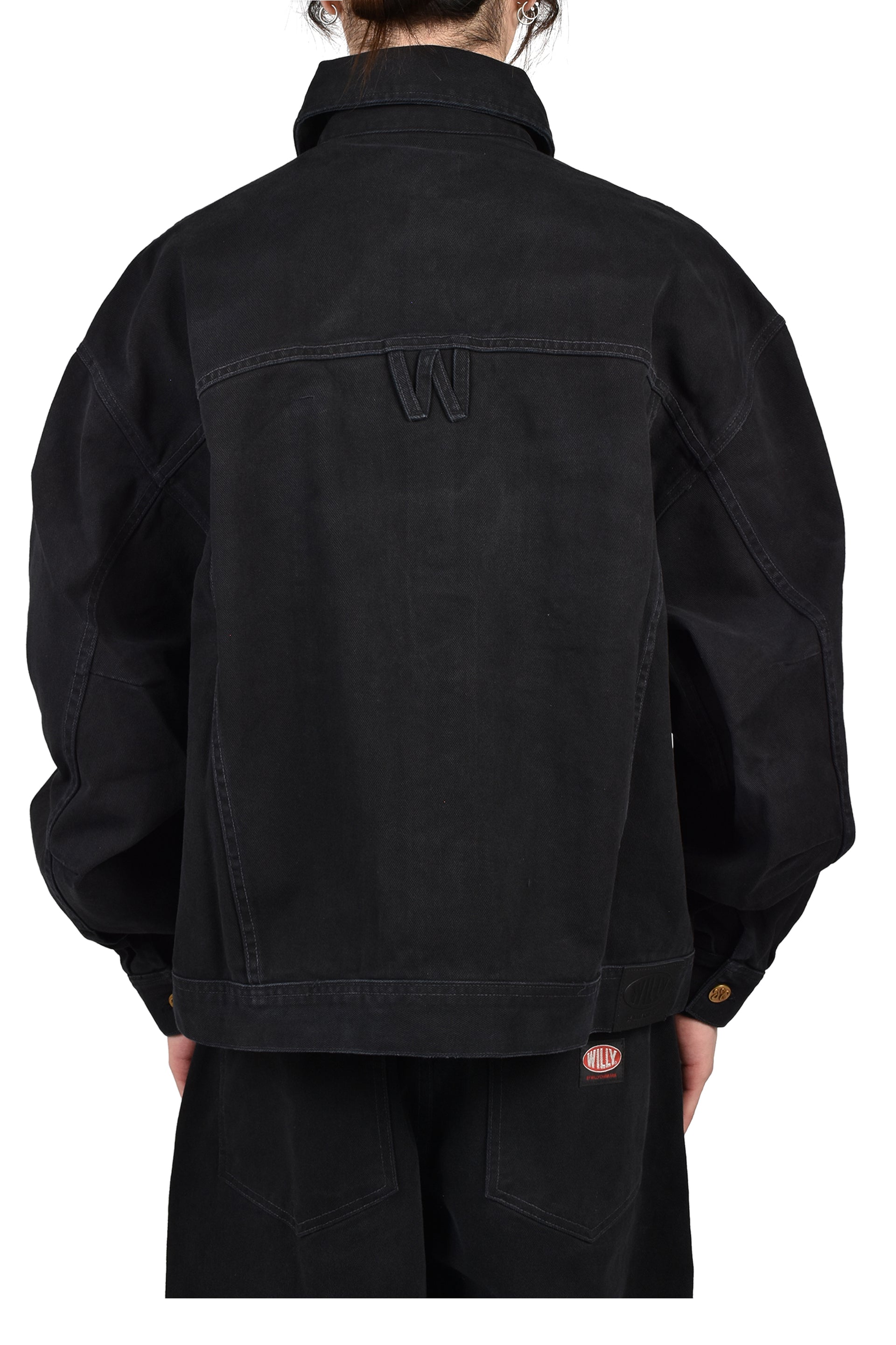 CHACHI DENIM TRUCKER / BLK