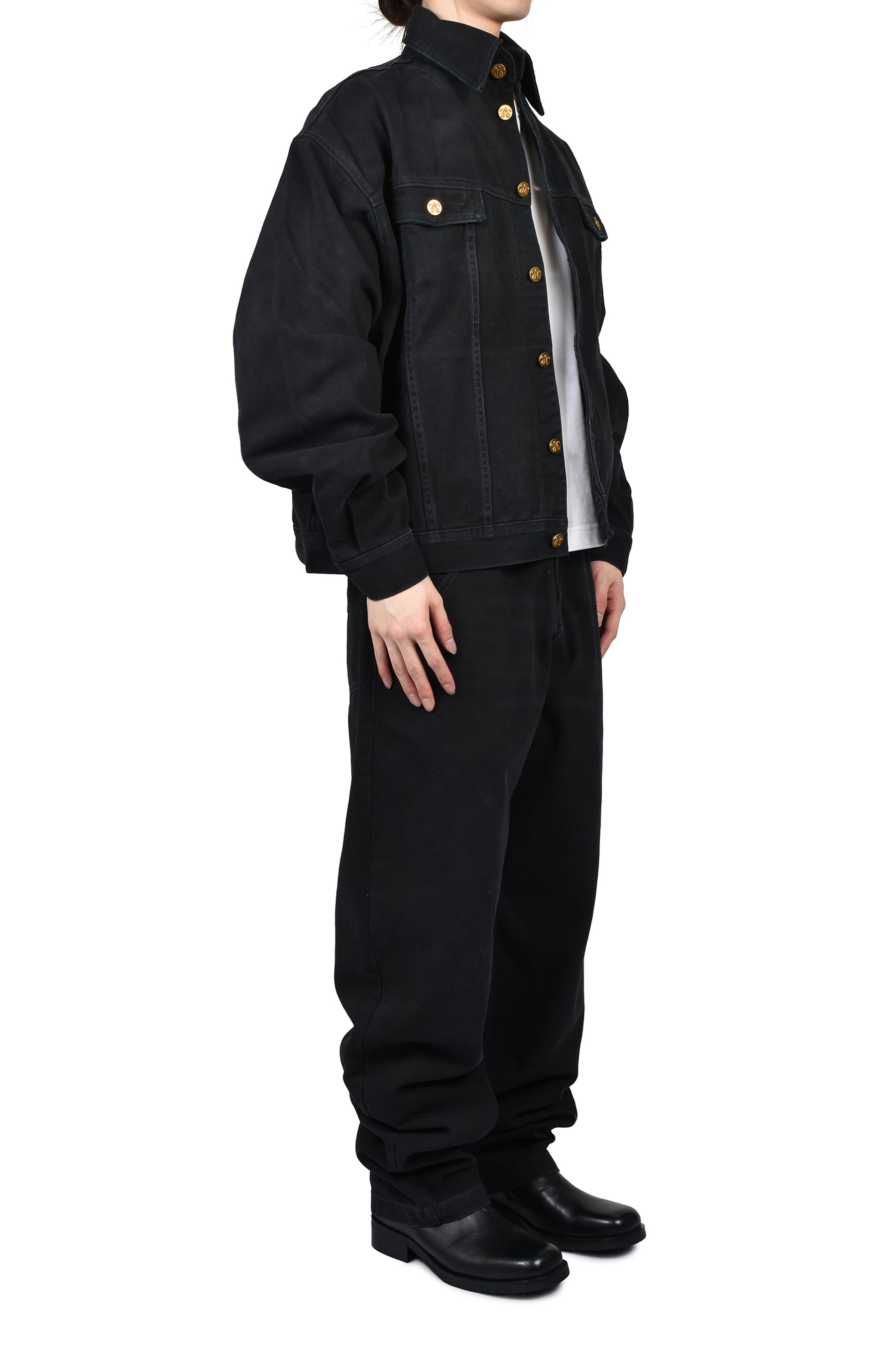 CHACHI DENIM TRUCKER / BLK