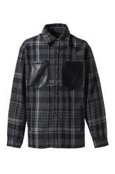 HUNTING CHECK JACKET / BLK