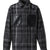 HUNTING CHECK JACKET / BLK