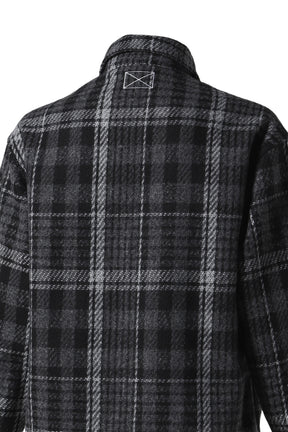 HUNTING CHECK JACKET / BLK