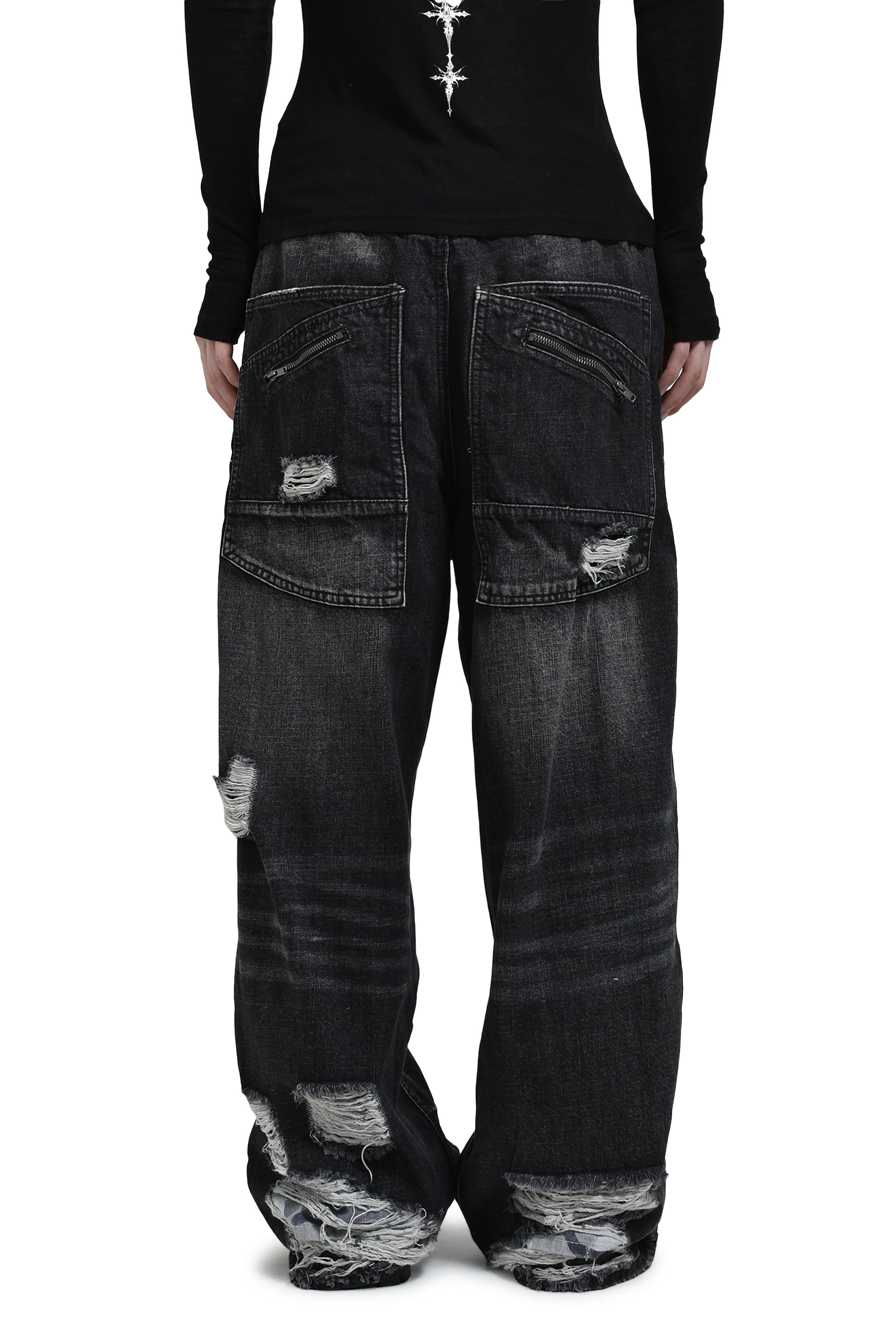 パンツ Jaded London black white baggy denim w30 Jaded London Baggy Jeans | eBay