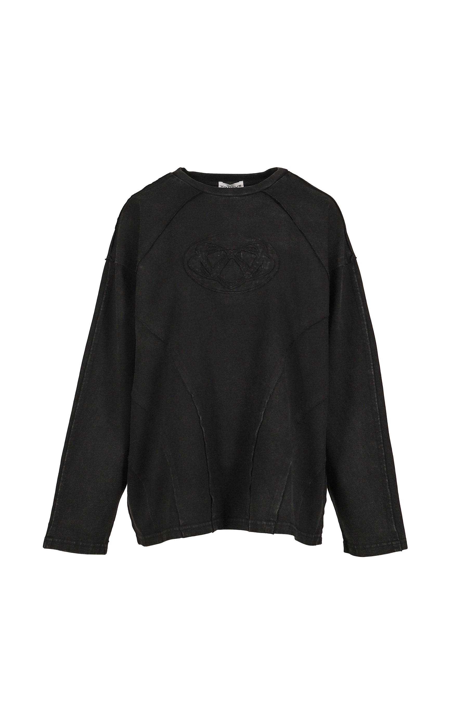 CREWNECK L/S TEE / BLACK