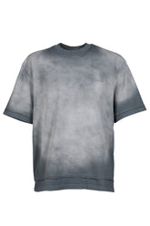 2 IN 1 WASHED TEE / GRY