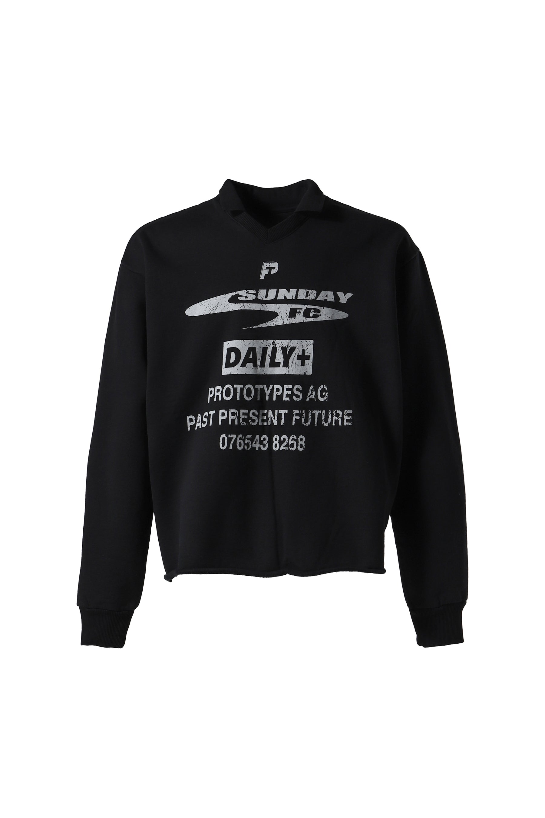 SHRUNKEN SWEATSHIRT / BLK