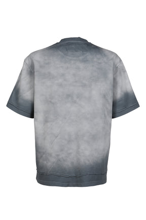 2 IN 1 WASHED TEE / GRY