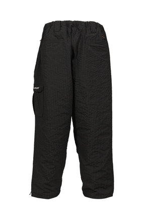 RIPPLE PLAID BALLOON PANTS / BLK