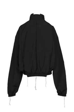 CUT-UP TRACKSUIT JACKET / BLK