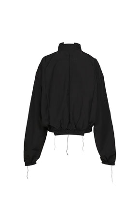 CUT-UP TRACKSUIT JACKET / BLK