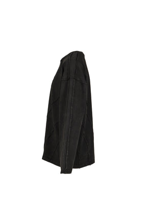 CREWNECK L/S TEE / BLACK